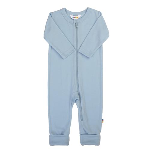 Joha 2-i-1-jumpsuit I Uld Blue  Blue-90 cm  Blå  90 cm  Drenge, Piger