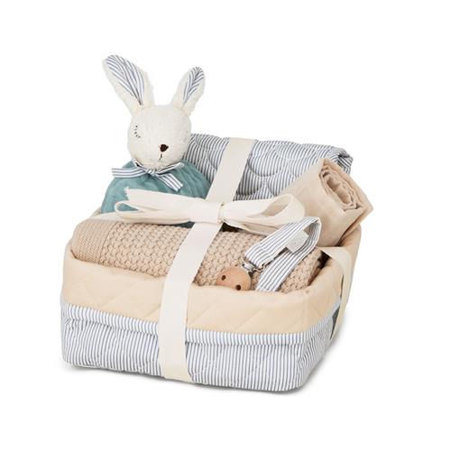 Cam Cam Baby Shower-kurv Classic Stripes Blue  Classic Stripes Blue One Size  Blå  One Size  Drenge
