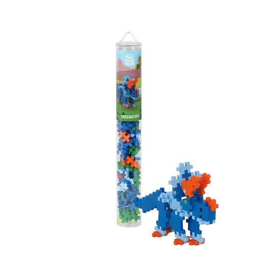 Plus-Plus Plus-Plus Triceratops - 100 Stykker Mix  Onesize-Mix  Blå  One Size  Drenge, Piger