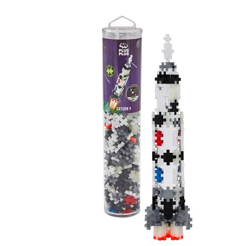 Plus-Plus Plus-Plus Saturn V-raket - 240 Dele Mix  Onesize-Mix  Hvid  One Size  Drenge, Piger