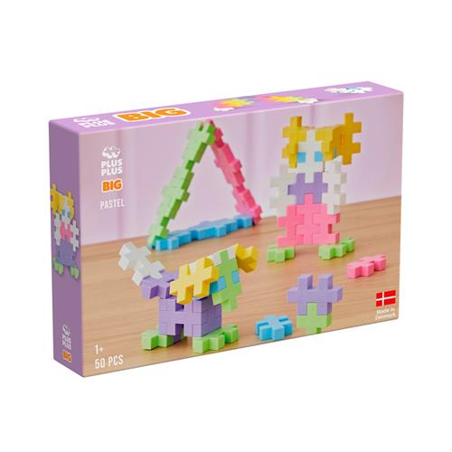 Plus-Plus Plus-Plus BIG Pastel Mix - 50 Stykker Mix  Onesize-Mix  Lilla  One Size  Drenge, Piger