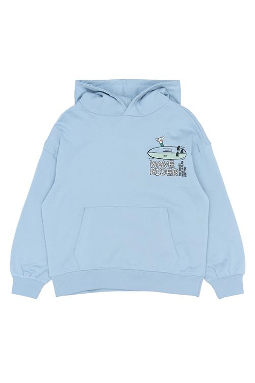 The New Sedrick Hættetrøje Og Sweatshirt Forever Blue  Forever Blue-7-8 Y  Blå  7-8 år  Drenge