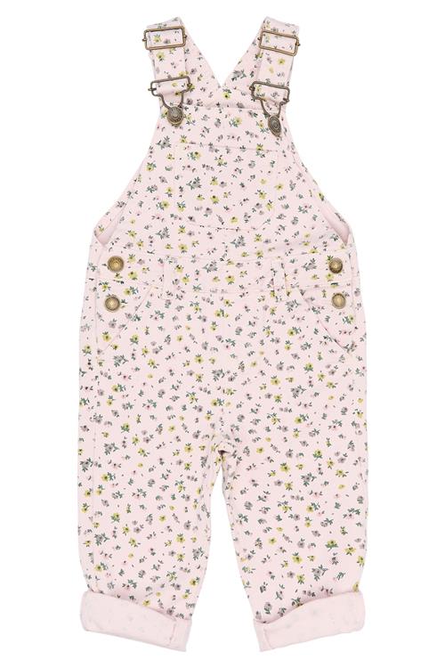 The New Siblings Sif Dungarees I Denim Light Lilac Aop  Light Lilac AOP-98 cm  Lilla  98 cm  Piger