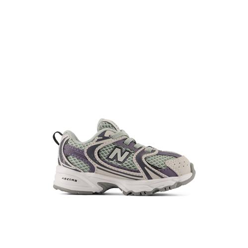 New Balance 530 Kids Bungee Lace Sneakers Neptune Grey  Neptune Grey 21 EU  Grå  21 EU