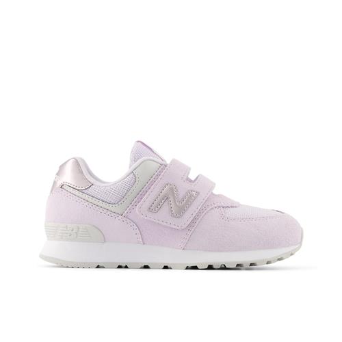 New Balance 574 Kids Hook & Loop Sneakers Taro  Taro 28 EU  Lyserød  28 EU  Piger