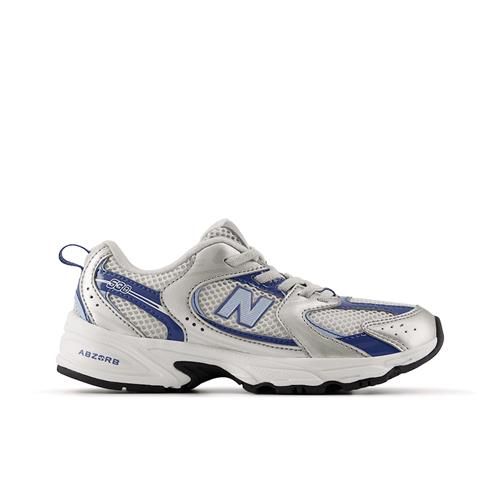 New Balance 530 Kids Bungee Lace Sneakers Silver Metallic  Silver Metallic 35 EU  Sølv  35 EU
