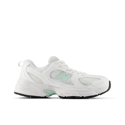 New Balance 530 Junior Lace Sneakers White  White 38 EU  Hvid  38 EU  Piger