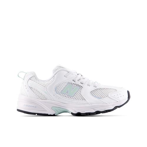 New Balance 530 Kids Bungee Lace Sneakers White  White 31 EU  Hvid  31 EU  Piger