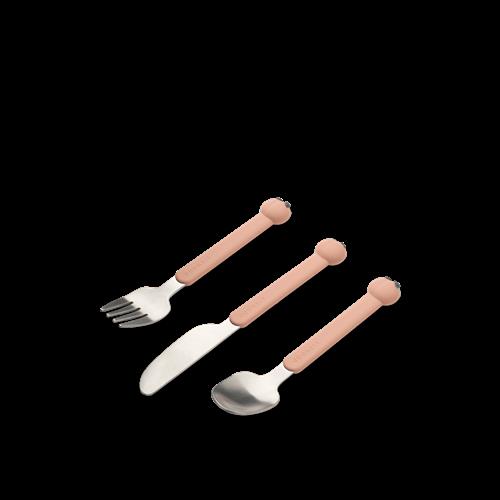 Liewood Tove Peach Bestiksæt Peach / Pale Tuscany Multi Mix  Peach / Pale Tuscany Multi Mix-One Size  Creme  One Size 5 Years + Drenge, Piger