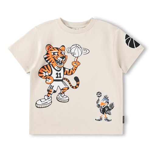 Molo GOTS Rodney T-shirt Basket Mascots  Basket Mascots 128 cm  Hvid  128 cm  Drenge