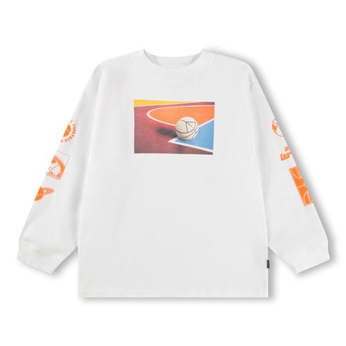 Molo GOTS Rube Langærmet T-shirt Whitest  Whitest 116 cm  Hvid  116 cm  Drenge