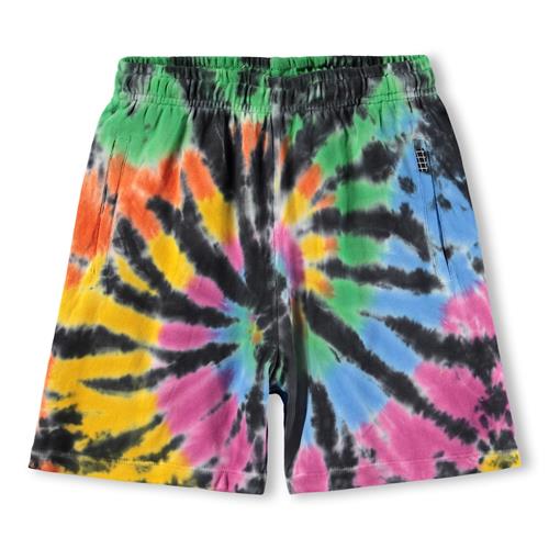 Molo GOTS Amil Shorts Colour Swirl  Colour Swirl 128 cm  Sort  128 cm  Drenge