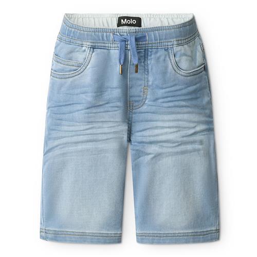 Molo Ali Jeans Shorts Soft Denim Blue  Soft denim blue 104 cm  Blå  104 cm  Drenge