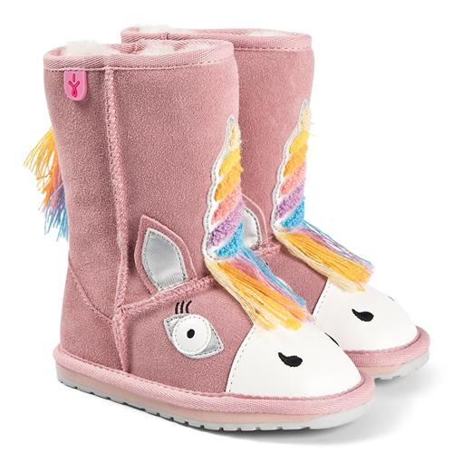 Emu Australia Magic Unicorn Støvler Pale Pink  Pale Pink  32 EU  Lyserød  32 EU  Piger