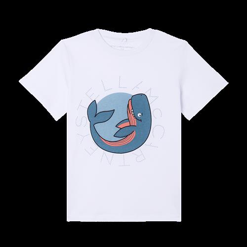 Stella McCartney Kids T-shirt White  White-8 Y  Hvid  8 år  Drenge
