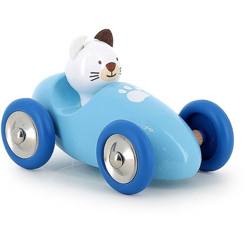 Vilac Vilac Bil Med Katten Mariette Blue  Blue-Onesize  Blå  One Size  Drenge, Piger