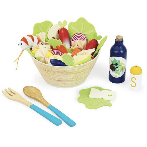 Vilac Vilac Salatskålsæt I Træ Multi  Multi-Onesize  Grøn  One Size  Drenge, Piger