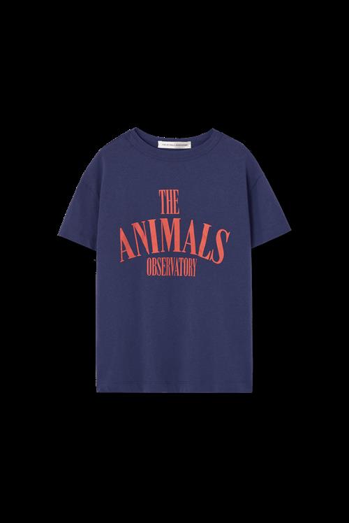 The Animals Observatory Pupfish T-shirt Deep Blue  Deep Blue 4 Y  Blå  4 år  Drenge, Piger