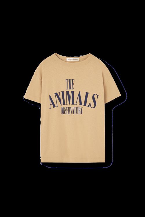 The Animals Observatory Pupfish T-shirt Soft Brown  Soft Brown 4 Y  Brun  4 år  Drenge, Piger