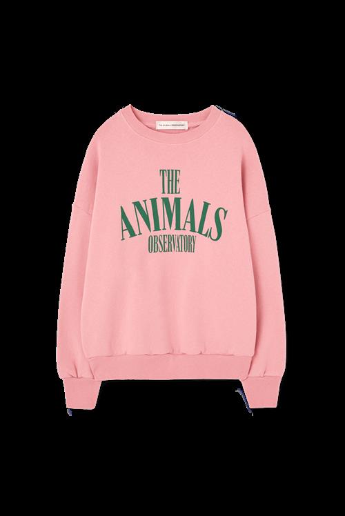 The Animals Observatory Killifish Sweatshirt Soft Pink  Soft Pink 3 Y  Lyserød  3 år  Piger
