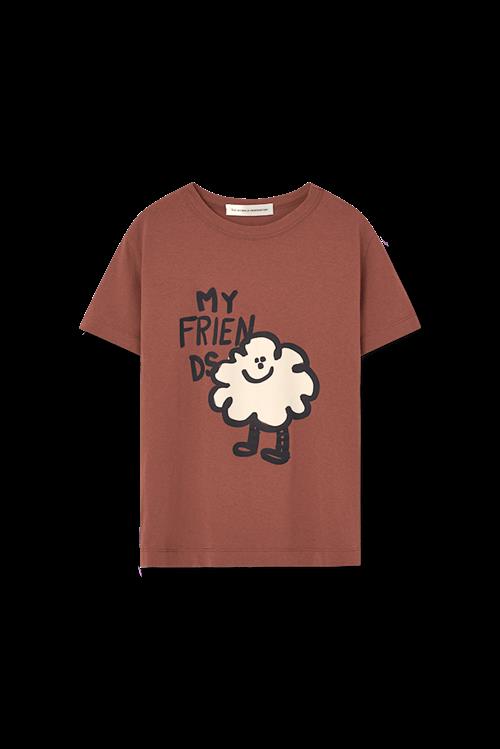 The Animals Observatory Rooster T-shirt Brown  Brown 3 Y  Brun  3 år  Drenge, Piger