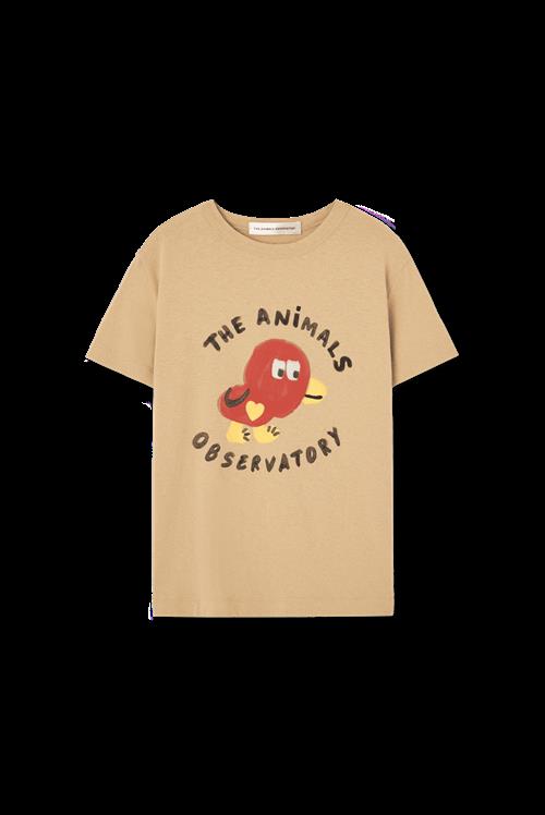 The Animals Observatory Rooster T-shirt Soft Brown  Soft Brown 6 Y  Brun  6 år  Drenge, Piger