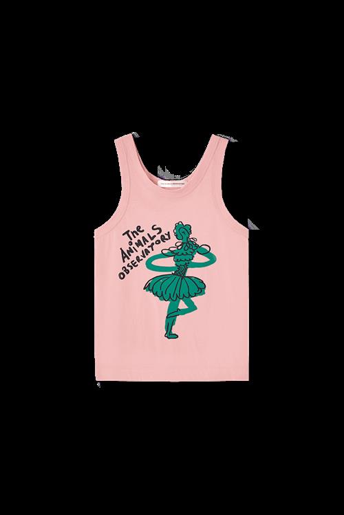 The Animals Observatory Frog Tank Top Soft Pink  Soft Pink 4 Y  Lyserød  4 år  Piger