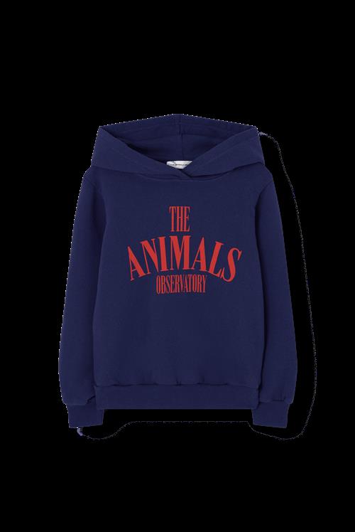 The Animals Observatory Anglefish Hættetrøje Deep Blue  Deep Blue 4 Y  Blå  4 år  Drenge, Piger