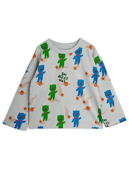 Mini Rodini Aliens Langærmet T-shirt Grey  Grey 116/122 cm  Grå  116/122 cm  Drenge, Piger