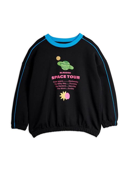 Mini Rodini Space Tour Sweatshirt Black  Black 92/98 cm  Sort  92/98 cm  Drenge, Piger