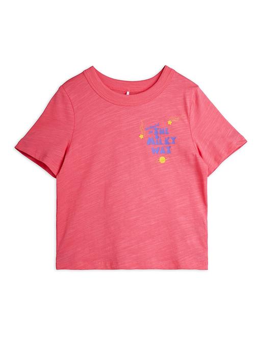 Mini Rodini The Milky Way Tee Pink  Pink 116/122 cm  Lyserød  116/122 cm  Drenge, Piger