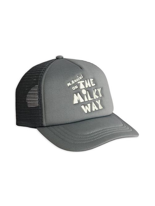 Mini Rodini The Milky Way Trucker-kasket Grey  Grey 52/54 cm  Grå  52/54 cm  Drenge, Piger