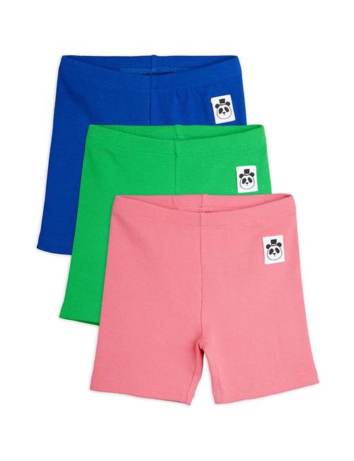 Mini Rodini Solid 3-pak Cykelshorts Multi  Multi 92/98 cm  Blå  92/98 cm  Drenge, Piger