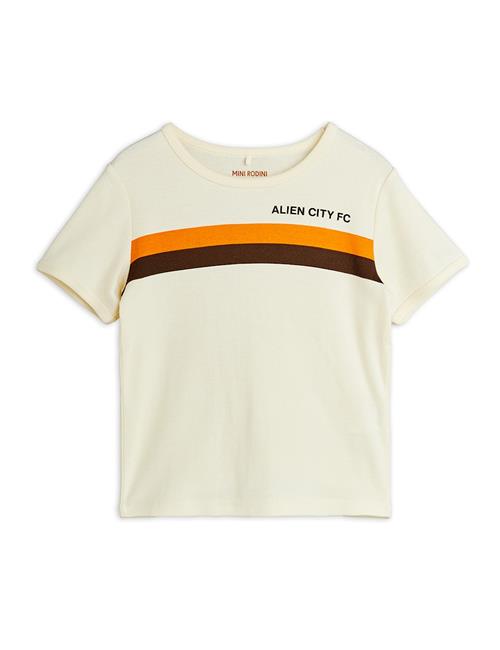 Mini Rodini Alien City Tee Off-white  Off-White 116/122 cm  Hvid  116/122 cm  Drenge, Piger