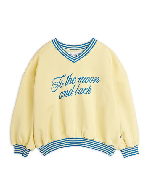 Mini Rodini To The Moon Sweatshirt Yellow  Yellow 128/134 cm  Gul  128/134 cm  Drenge, Piger