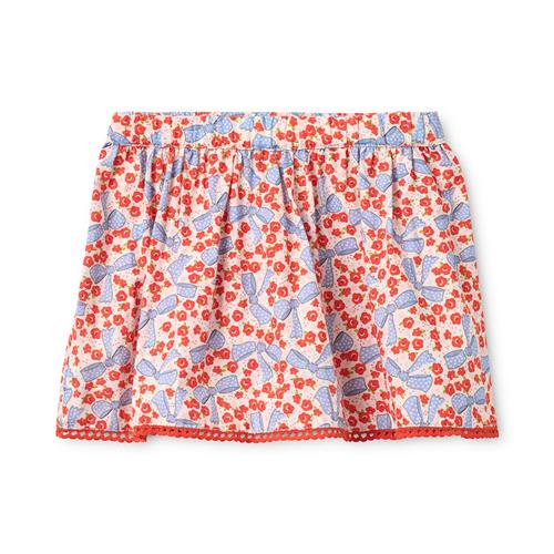 Flöss Debbie Nederdel Ditsy Floral  Ditsy Floral 98 cm  Rød  98 cm  Piger