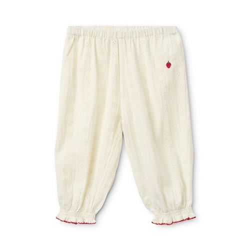 Flöss Claire Bukser Ivory White  Ivory White 86 cm  Hvid  86 cm  Piger