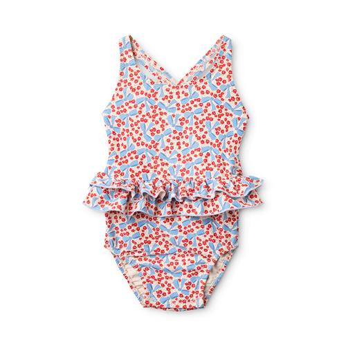 Flöss Marina Badedragt Ditsy Floral  Ditsy Floral 122 cm  Rød  122 cm  Piger