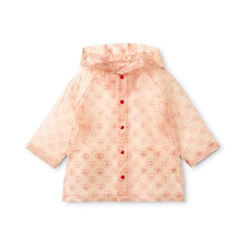 Flöss Iris Regnfrakke Rosy Heart  Rosy Heart 5-6 Y  Lyserød  5-6 år  Piger