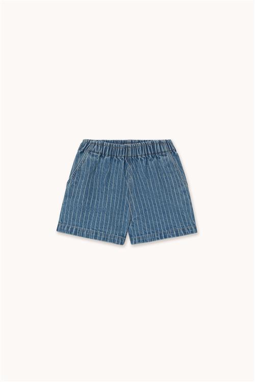 Tinycottons Stripes Denim Shorts Light Wash Denim  Light Wash Denim 4 Y  Blå  4 år  Drenge