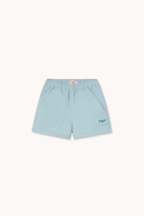 Tinycottons Solid Vævede Shorts Washed Blue  Washed Blue 2 Y  Blå  2 år  Drenge