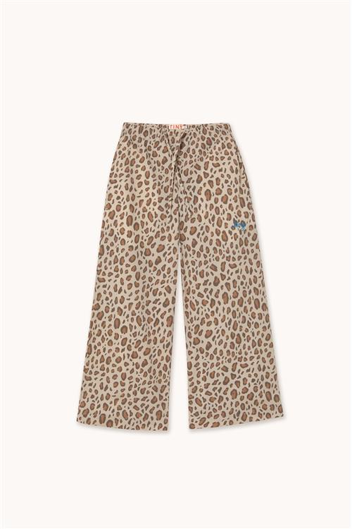 Tinycottons Animal Poplin-bukser Dark Vanilla  Dark Vanilla 3 Y  Beige  3 år  Piger
