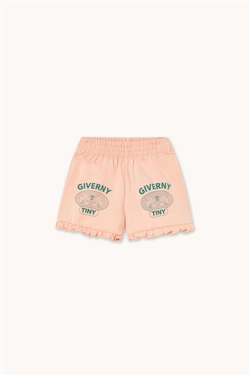 Tinycottons Giverny Graphic Shorts Med Smock Wild Rose  Wild Rose 10 Y  Lyserød  10 år  Piger