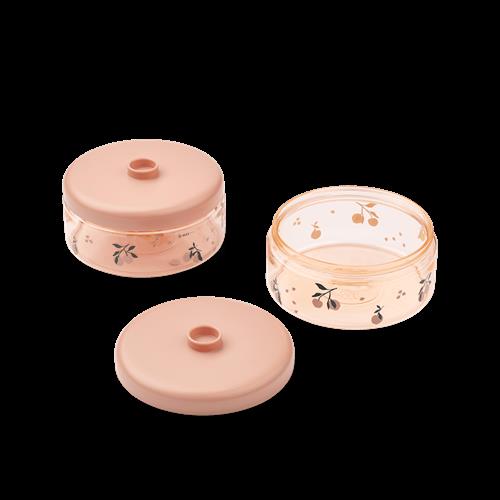 Liewood Dominique Food Tritan-bokse 500 Ml 2-pak Peach / Sea Shell  Peach / Sea Shell-One Size  Creme  One Size  Drenge, Piger