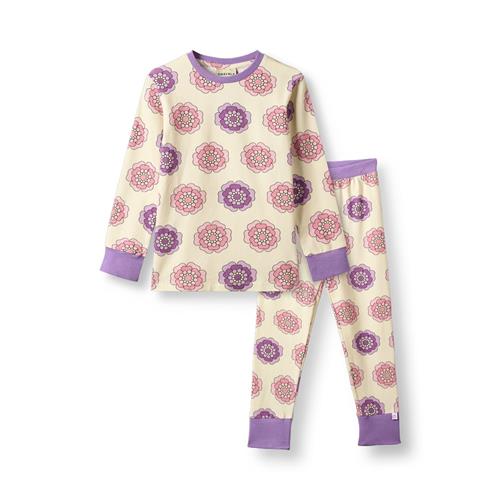 Småfolk Jubilee Pyjamas-sæt Vanilla  Vanilla 7-8 Y  Creme  7-8 år  Piger