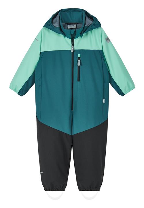 Reima Alkava Softshell Heldragt Dark Teal  Dark Teal-98 cm  Blå  98 cm  Drenge, Piger