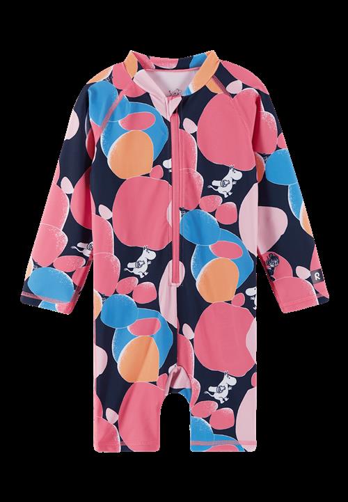 Reima Moomin Sandig Solsikker Heldragt Soft Coral  Soft Coral-98 cm  Lyserød  98 cm  Piger