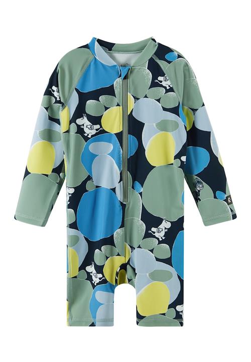 Reima Moomin Sandig Solsikker Heldragt Stone Green  Stone Green-80 cm  Grøn  80 cm  Drenge, Piger
