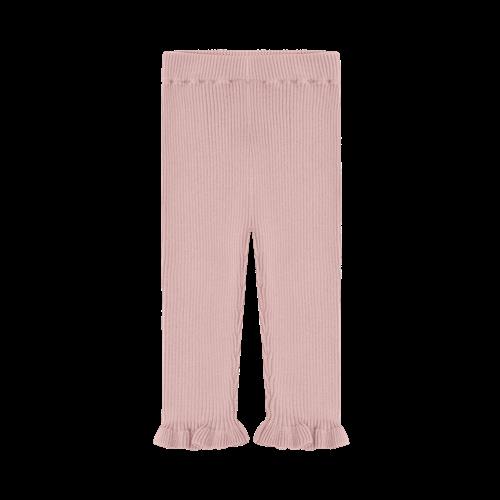 FUB Baby-leggings Med Flæser Pale Rose  Pale Rose-80 cm  Lyserød  80 cm  Piger