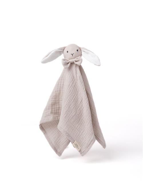Teddykompaniet Diinglisar Bunny Muslin Comfort Tæppe Greige  Greige One Size  Grå  One Size  Drenge, Piger